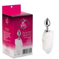 Plug anal de acero cola zorro $75