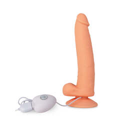 DILDO REALISTA CON VIBRACION SAMAEL 21.5 cm $200