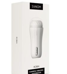  SVAKOM Robin Masturbador USB Blanco $700