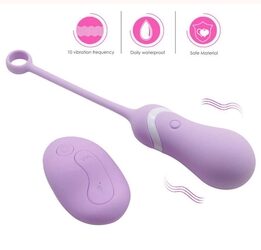 Huevito vibrador a control remoto recargable